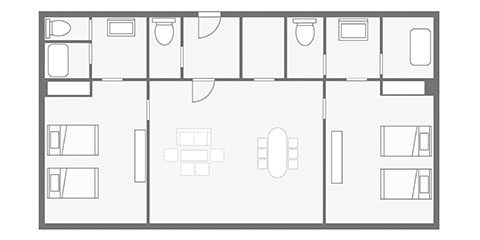 房间布局图|里磐梯美居温泉度假酒店 